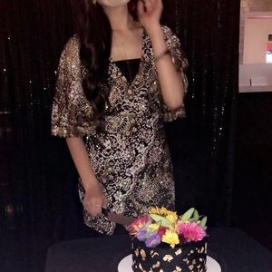 Golden Sparkly Dress